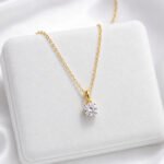 Solitaire Lab Grown Diamond Pendant for Women - Image 7