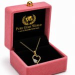 Heart Shape CVD Diamond Pendant in 18K Gold for Women - Image 6