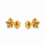 Elegant Floral Lab Grown Diamond Stud (Earrings) for Women – Sparkling Flower Design in 18k Gold - Image 4