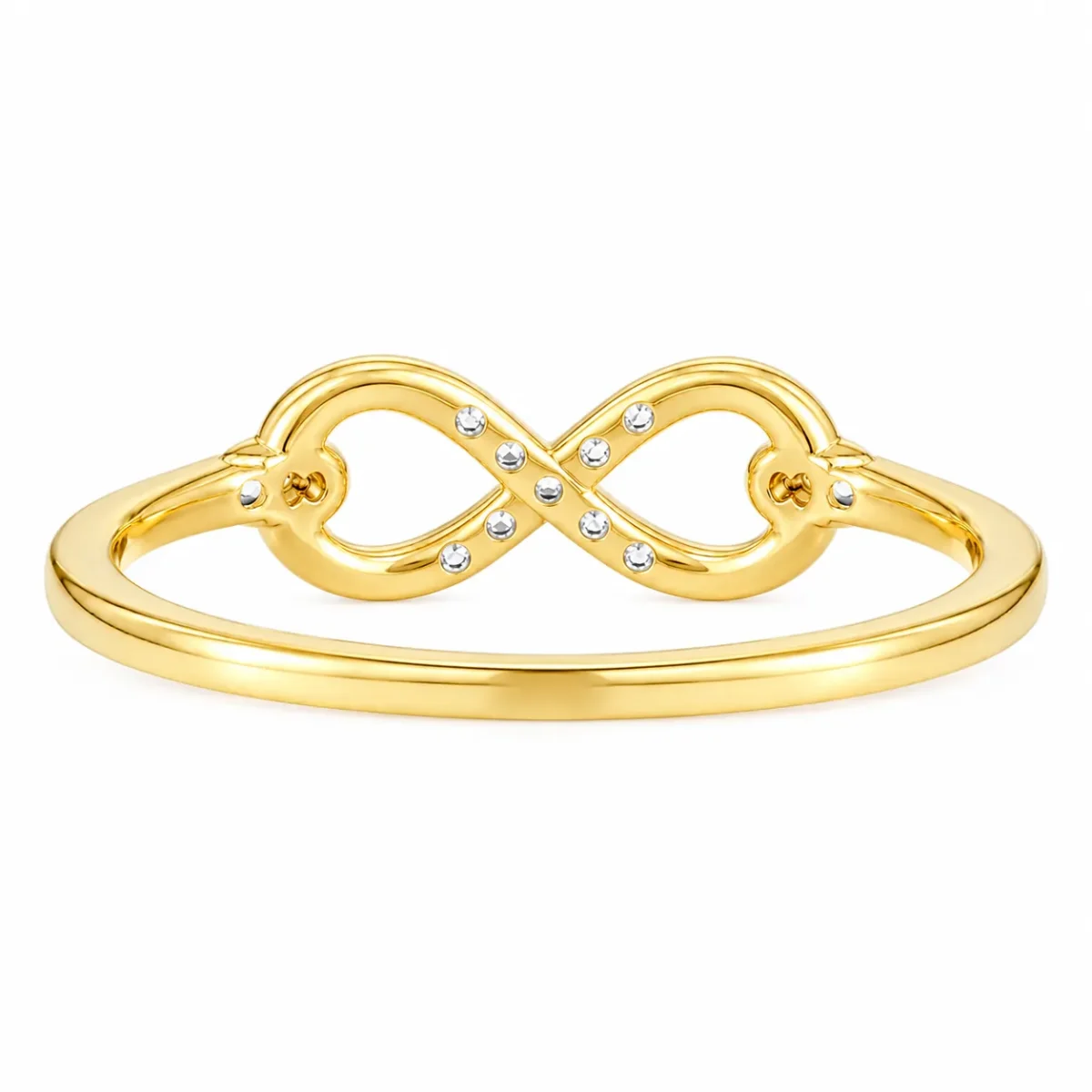 Infinity Knot Gold Ring | Lab Grown Diamond Ring - Image 3