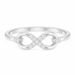 Infinity Knot Gold Ring | Lab Grown Diamond Ring - Image 2