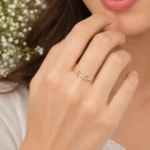 Infinity Knot Gold Ring | Lab Grown Diamond Ring - Image 5