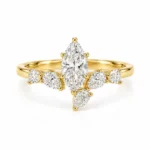 Meadow Marquise Lab Grown Diamond Ring | 18K Gold Ring