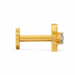 Elegant Star Lab Grown Diamond Earstuds in 18K Gold for Women - Image 3