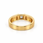 : Prime Solitaire Lab Grown Diamond Men’s Ring Back and Inner View