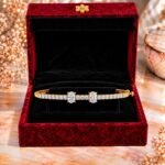 18K Gold Luxury Graduated Round Lab Grown Diamond Bracelet for Women - Image 4