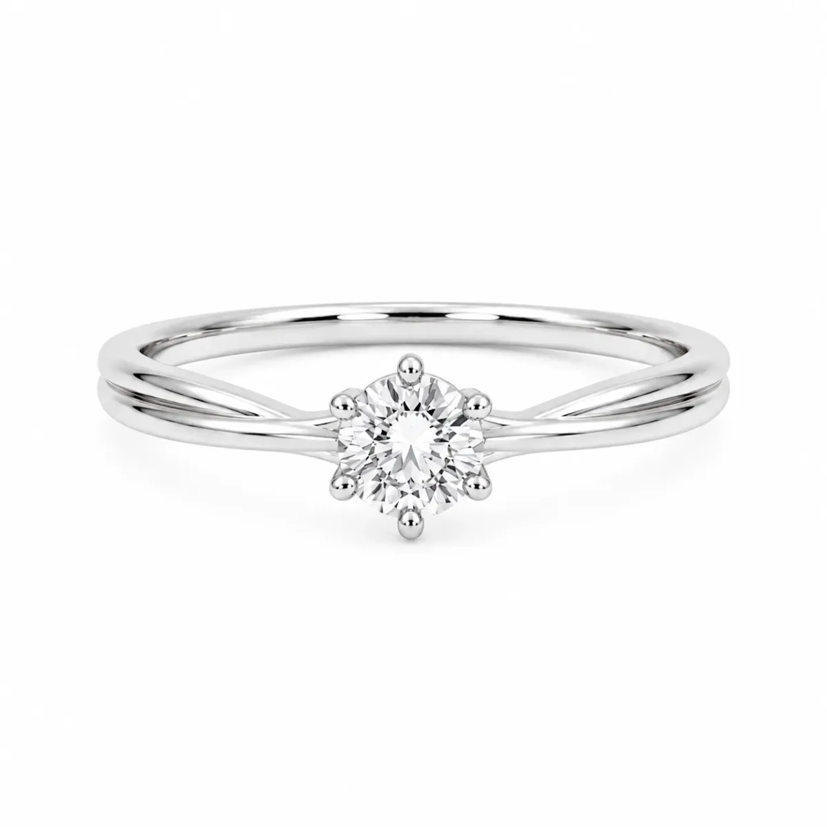Classic Twist Lab Grown Diamond Ring - Image 3
