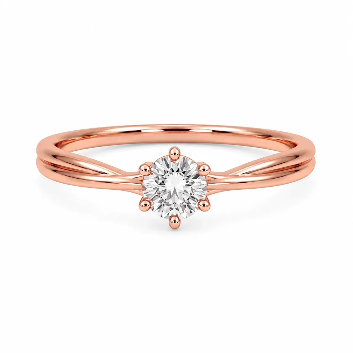 Classic Twist Lab Grown Diamond Ring - Image 2