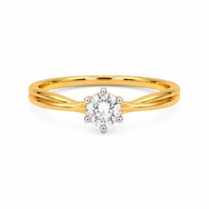 Classic Twist Diamond Ring featuring an elegant twisted band design adorned with brilliant lab-grown diamonds for timeless beauty and sophistication.