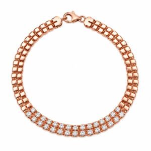 18K Gold Eloria Lab-Grown Diamond Tennis Bracelet