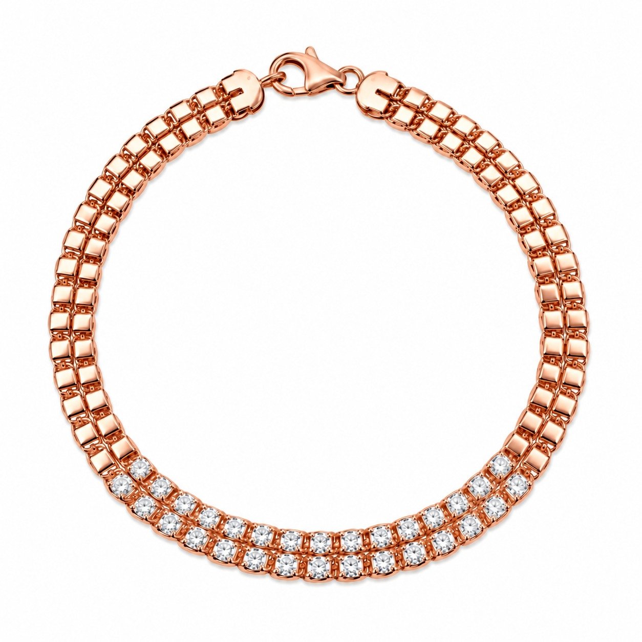 18K Gold Eloria Lab-Grown Diamond Tennis Bracelet for Women 18K Gold Eloria Lab-Grown Diamond Tennis Bracelet