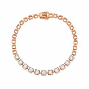 18K Gold Eloria Lab-Grown Diamond Tennis Bracelet