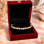 18K Gold Mixed-Cut Lab Grown Diamond Bracelet for Women - Image 4