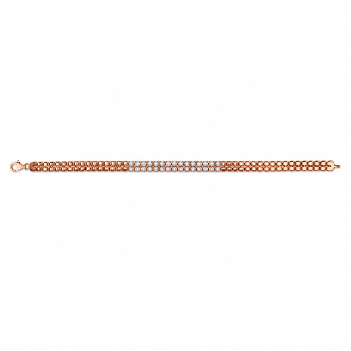 18K Gold Eloria Lab-Grown Diamond Tennis Bracelet