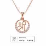 Stunning Shree Lab Grown Diamond Pendant in 18K Gold for Women - Image 3
