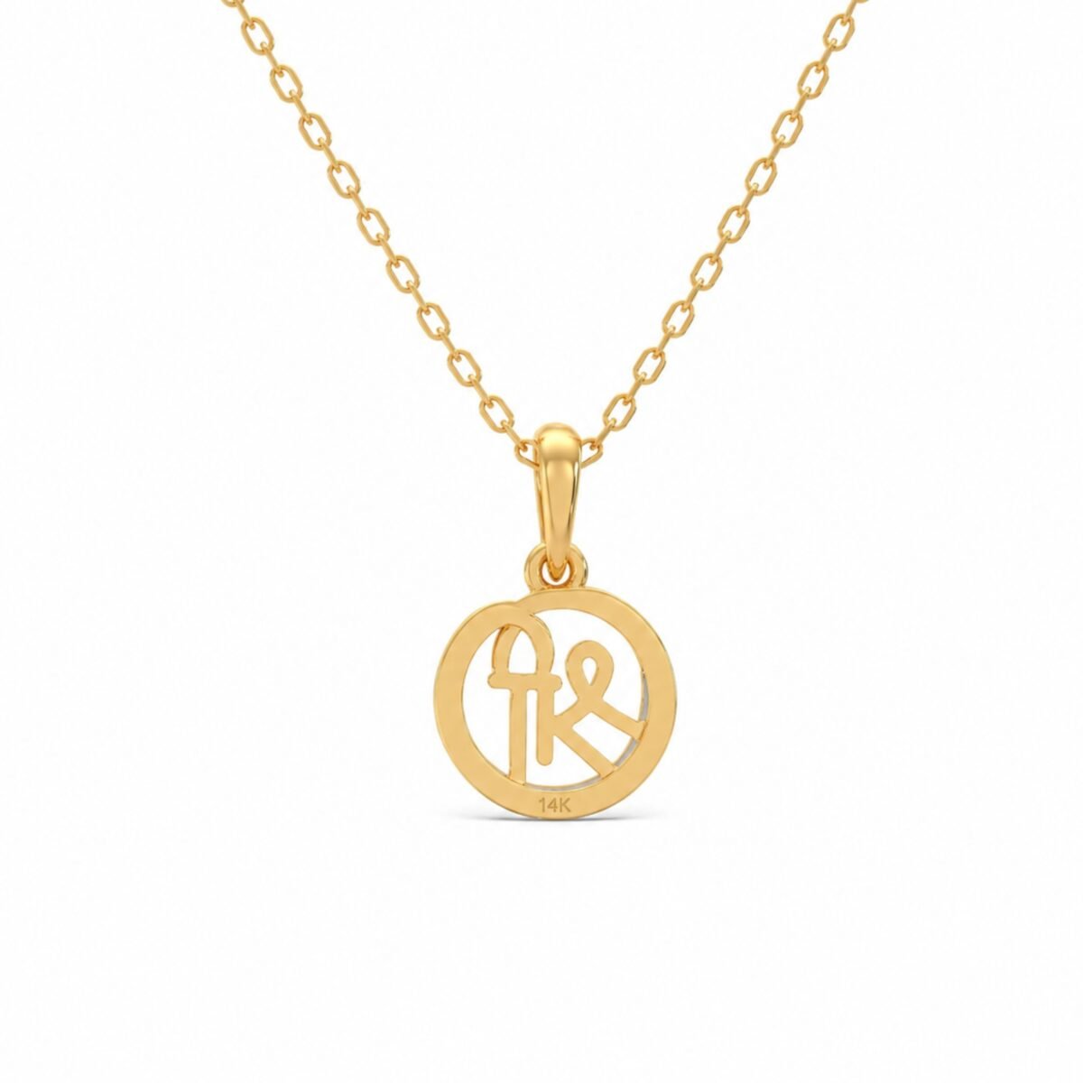 Stunning Shree Lab Grown Diamond Pendant in 18K Gold for Women - Image 5