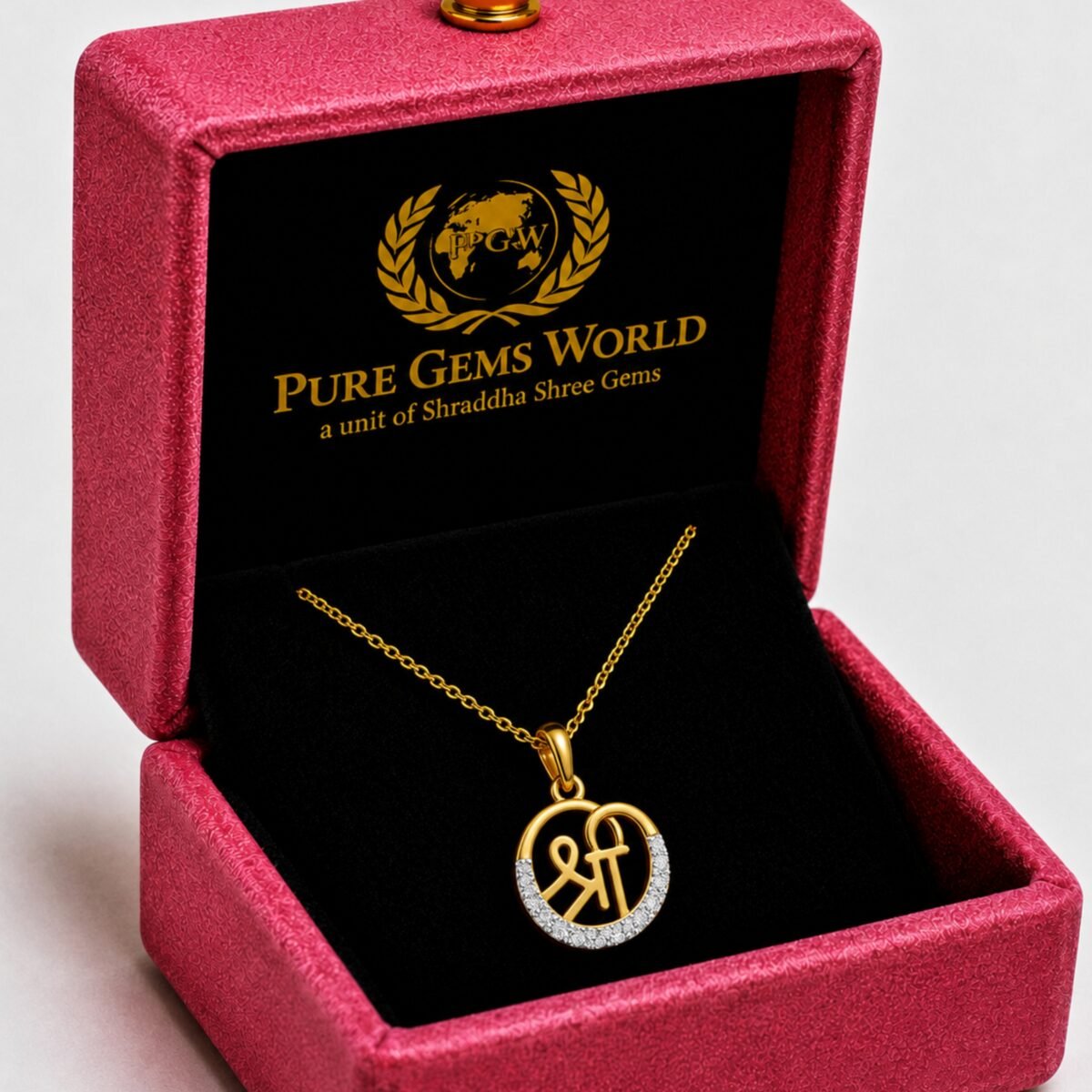Stunning Shree Lab Grown Diamond Pendant in 18K Gold for Women - Image 6