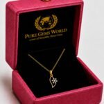 Floral Lab Grown Diamond Pendant in 18K Rose Gold for Women - Image 5