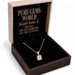 Elegant Asscher Cut Solitaire Lab Grown Diamond Pendant in Gold - Image 4