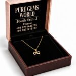 Elegant Infinity Lab Grown Lab Grown Diamond Pendant in 18k Gold for Women - Image 5