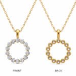 Circular Diamond Pendant for Women - Image 6