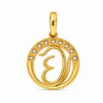 Divine Ik Onkar Lab Grown Diamond Pendant in 18K Gold – A Symbol of Faith & Elegance - Image 4