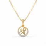 Stunning Shree Lab Grown Diamond Pendant in 18K Gold for Women