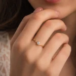 Twisted Wave Lab Grown Diamond Ring - Image 5