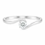 Twisted Wave Lab Grown Diamond Ring - Image 2