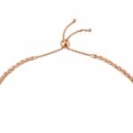 18K Rose Gold Eternity Lab-Grown Diamond Tennis Bracelet for Women