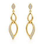 Infinity Lab Grown Diamond Drop Earrings for Women 0.40 Carat