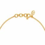 18K Gold Flower Cluster Lab Grown Diamond Bracelet for Women