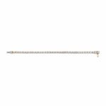 18K Gold Classic Round Lab Grown Diamond Tennis Bracelet for Women