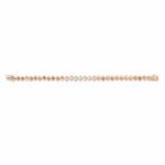 18K Gold Pear Shaped Lab-Grown Diamond Tennis Bracelet for Women