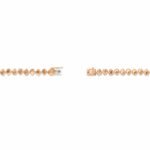 18K Gold Pear Shaped Lab-Grown Diamond Tennis Bracelet for Women
