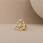 Elegant Teardrop Lab Grown Diamond Stud Earrings for Women – 18K Gold - Image 2