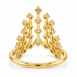 Royal Crown Lab Grown Diamond Ring | 18K Gold Ring - Image 2