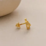Luxury Teardrop Diamond Stud (Earrings) for Women – Lab Grown Diamonds in 18K Gold - Image 3
