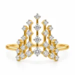 Royal Crown Lab Grown Diamond Ring featuring a majestic crown-inspired design adorned with brilliant lab-grown diamonds for a regal and luxurious look.