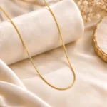 Luxury 18K Gold Chain for Women – Classic Interlinked Design for Timeless Everyday Style - Image 3