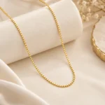 Luxury 18K Gold Chain for Women – Elegant Minimal Design for Everyday Styling - Image 3
