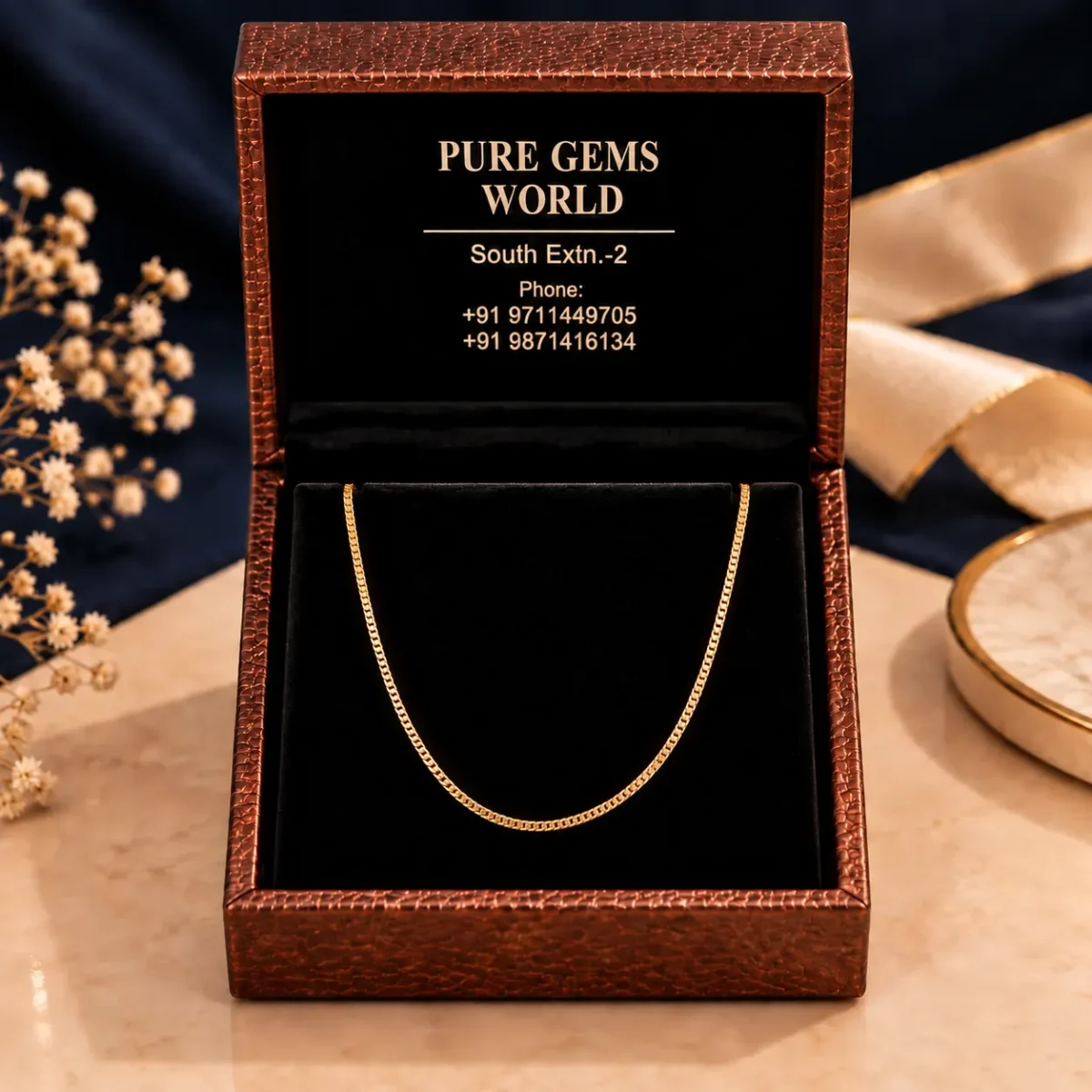 Luxur 18K Gold Chain for Women – Sleek Geometric Design for Timeless Everyday Style - Image 4