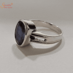 Natural Iolite Gemstone Ring in Sterling Silver - Image 2