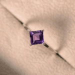 Amethyst Square Gemstone Ring - Image 2