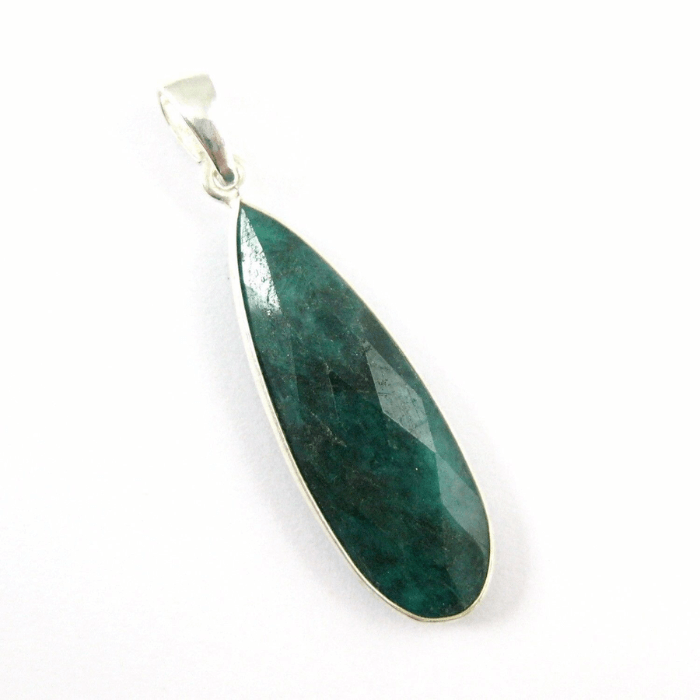 1-53.png Bezel Emerald Gemstone Pendant - Image 1