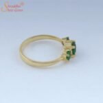 Natural And Certified Emerald (Panna) Gemstone Ring - Image 3