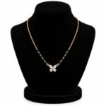 18K Gold Butterfly Lab-Grown Diamond Mangalsutra - Image 5
