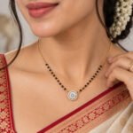 18K Gold Celestial Halo Lab-Grown Diamond Mangalsutra - Image 4