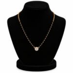 18K Gold Celestial Halo Lab-Grown Diamond Mangalsutra - Image 5