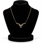 18K Gold Cascade Lab Grown Diamond Mangalsutra - Image 5